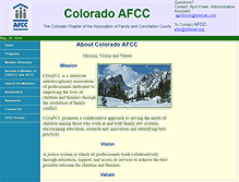 Tablet Screenshot of coafcc.org